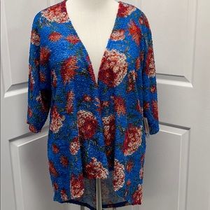 LuLaRoe New Floral Lindsay Cardigan NWT Small
